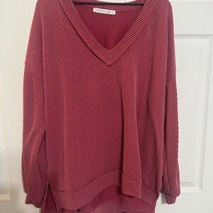 NWT Altar’d State Fallon Ribbed Tunic Top